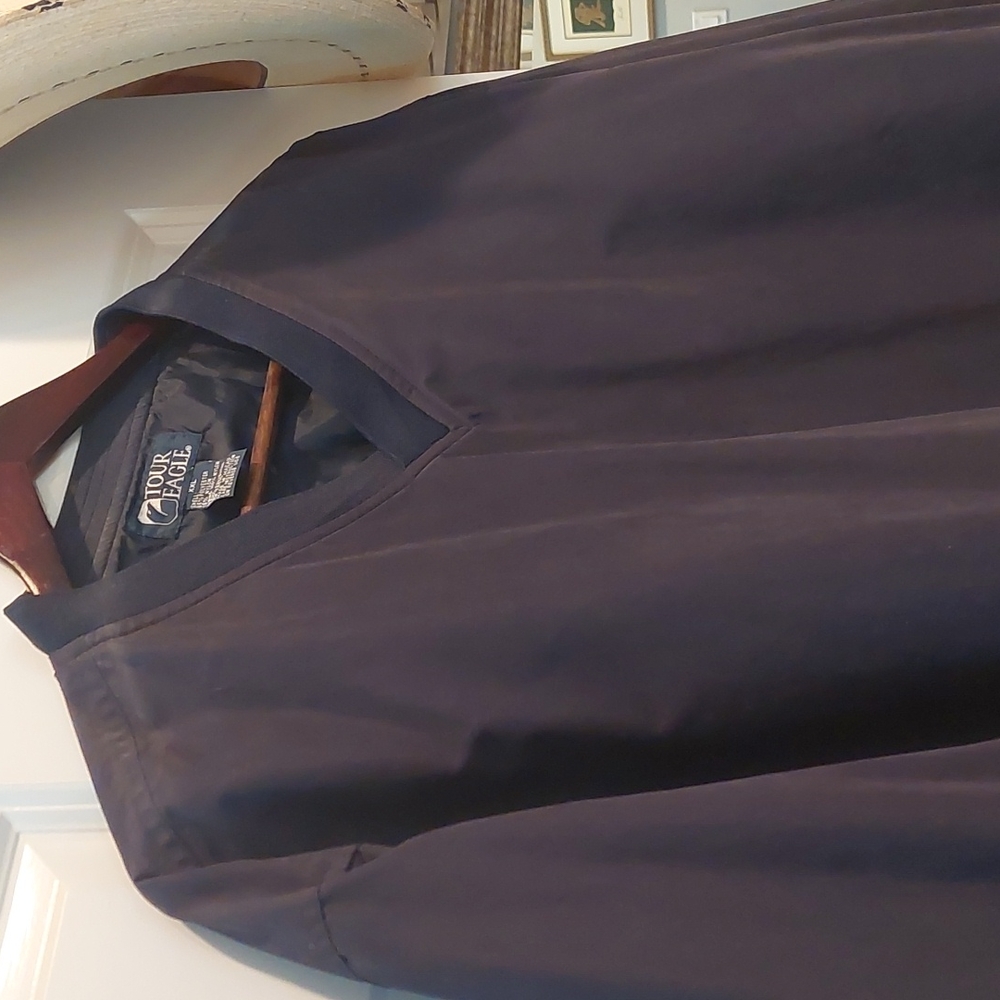 Dark Blue Golfer Water Repellent Pullover